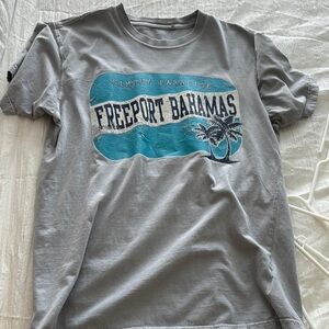 Gray Freeport Bahamas T-Shirt